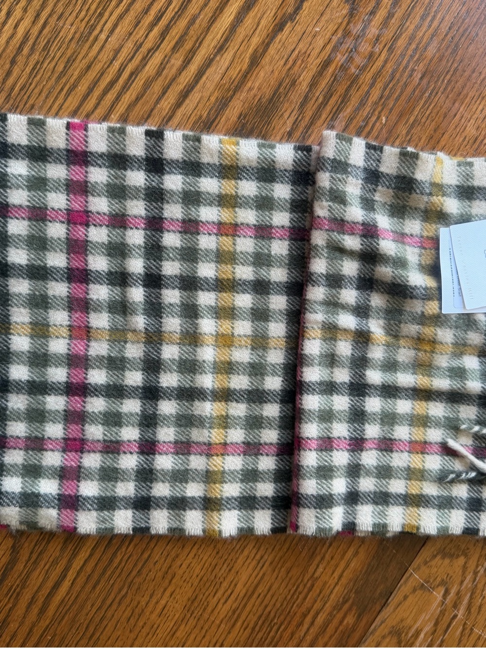 Tartan Weaving Mill 100% Pure Cashmere Scarf crafted in Scotland 72” Long